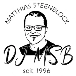 Porträt-Logo DJ MSB, Matthias Steenblock, seit 1996